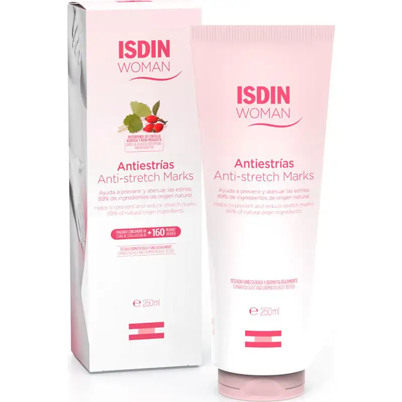 cremas con centella asiática ISDIN Woman Crema Antiestrías