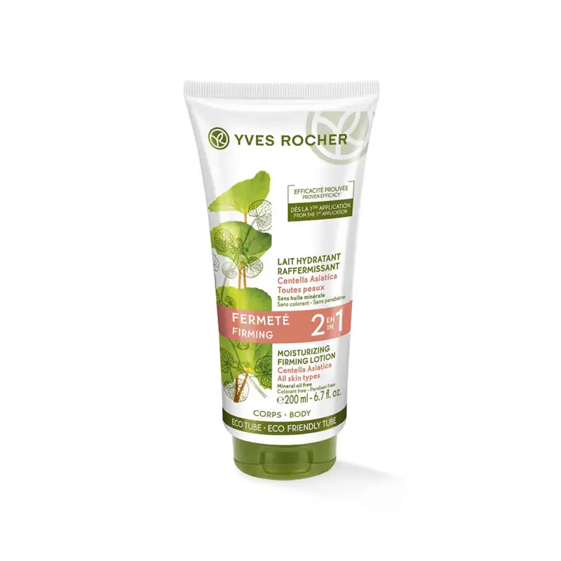 cremas con centella asiática Leche Hidratante Reafirmante Yves Rocher