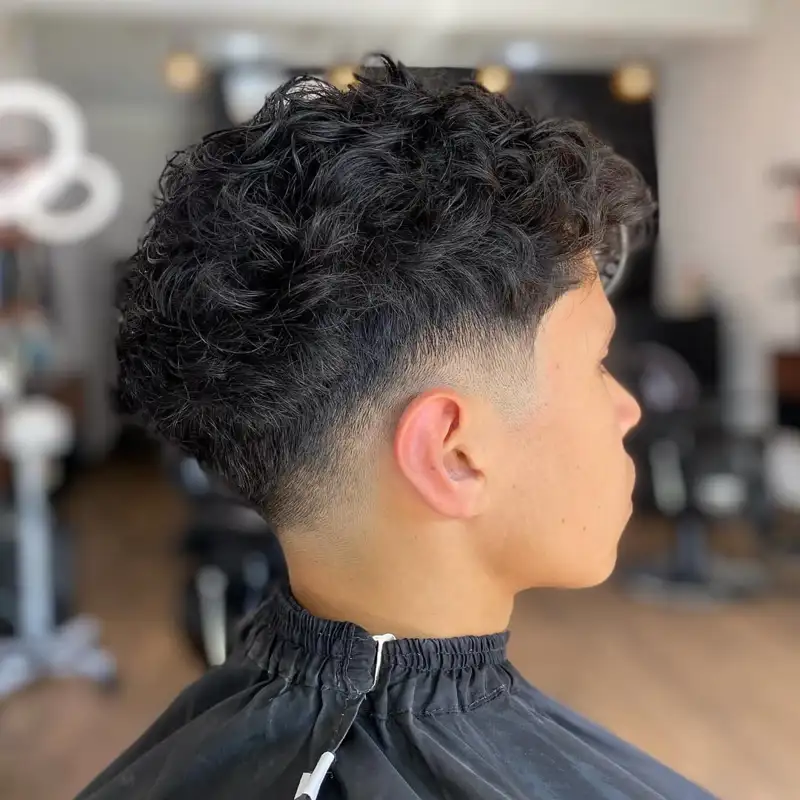 low fade Rizado