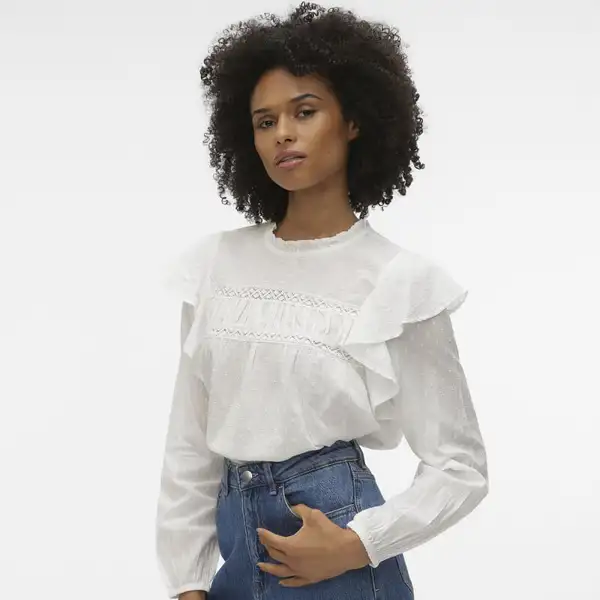 Blusa de algodón