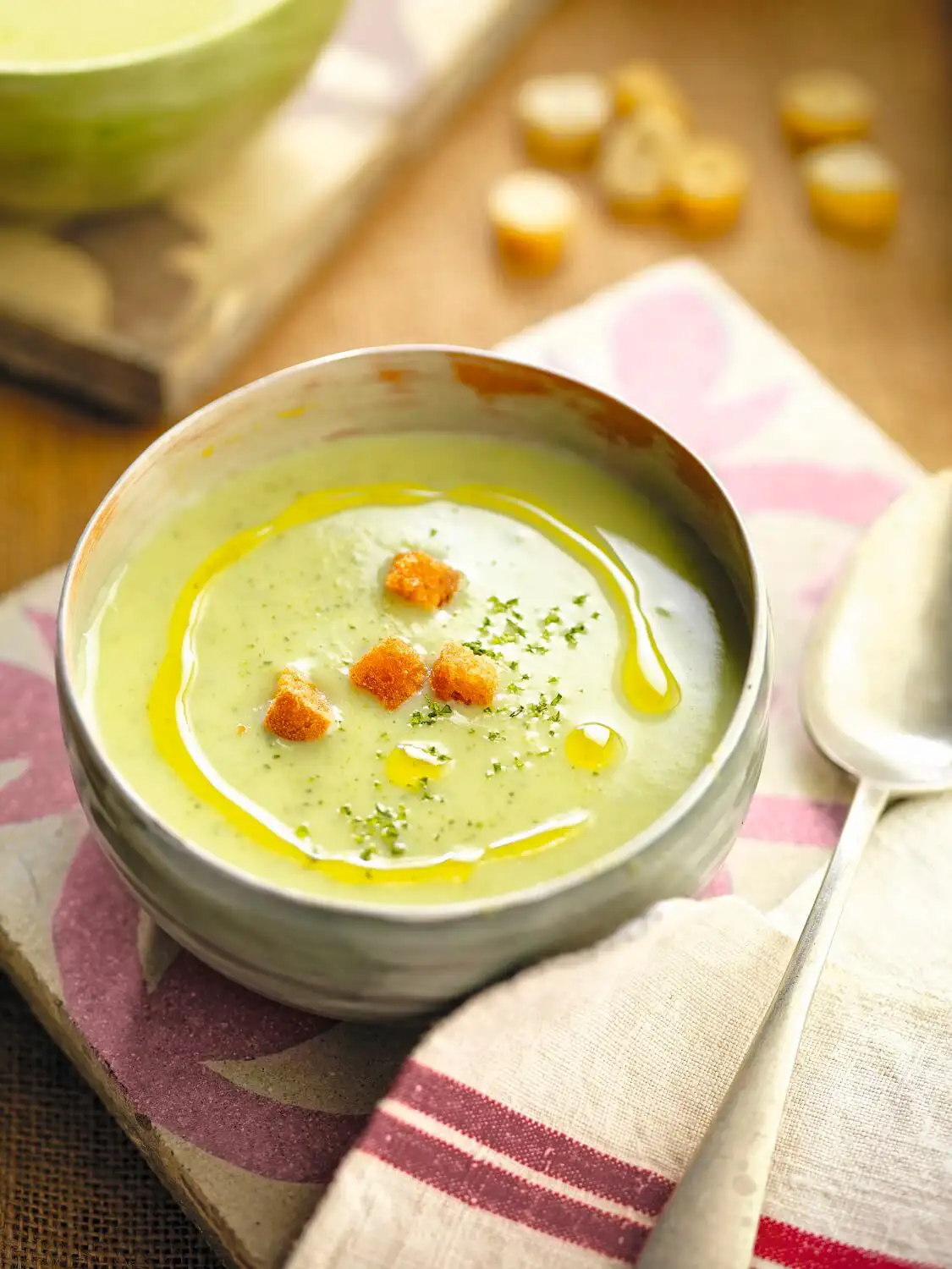 cenas fáciles ligeras congelar crema de calabacín