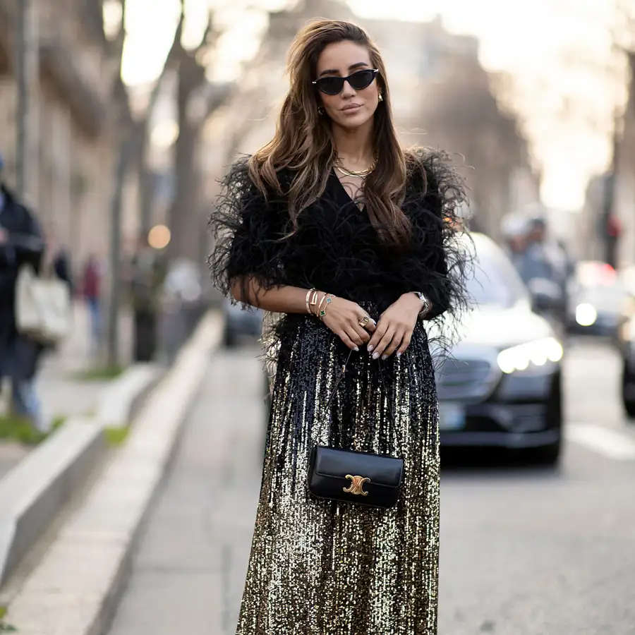 31 looks diciembre vistos en el street style elegantes y fáciles de copiar: tanto para ir a la oficina como a una cena de Navidad