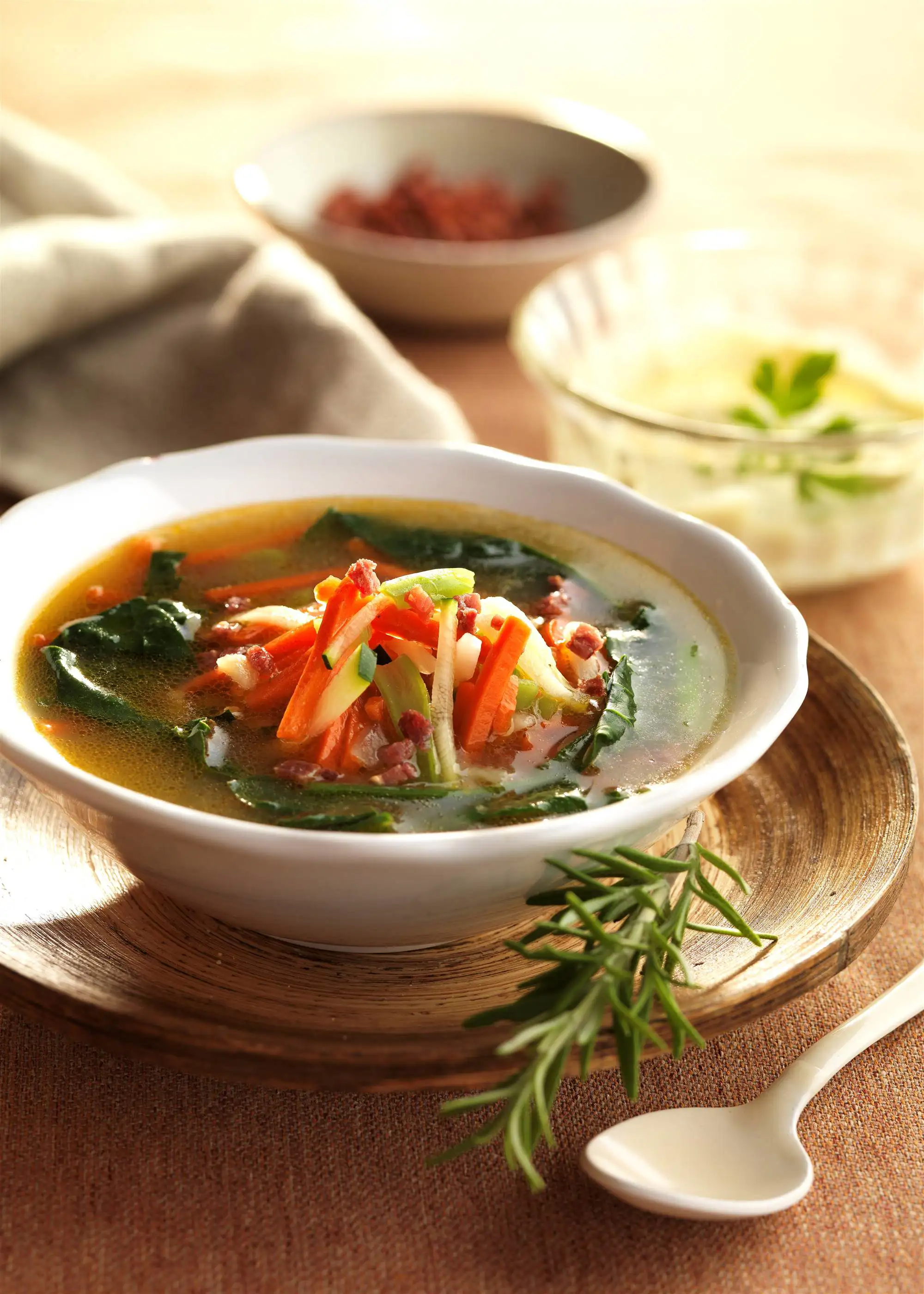 sopas rápidas para cenar Sopa de verduras con acelgas