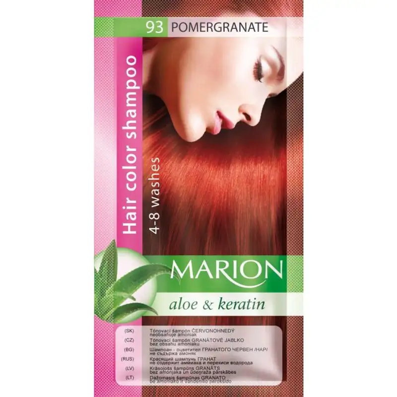 champus pigmentantes canas Hair Color Shampoo Coloración Temporal Marion
