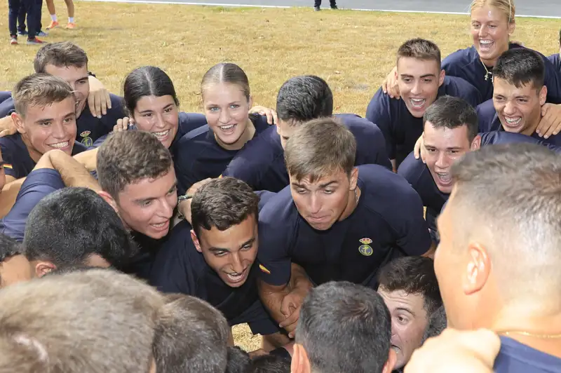 Leonor en la Escuela Naval de Marín