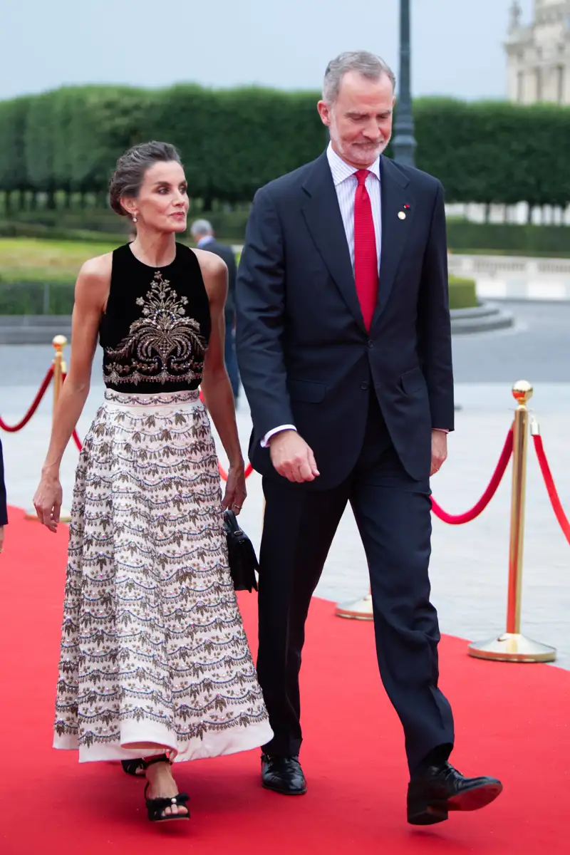 La reina Letizia con un diseño de Dior