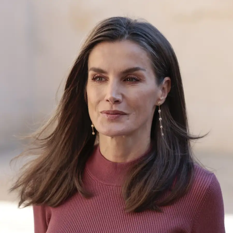 El look que menos te esperabas de Letizia parece sacado del armario de doña Sofía: con falda midi y tejido tweed