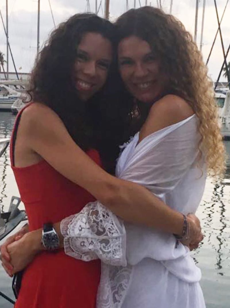 Ingrid Arús y Angie Cárdenas