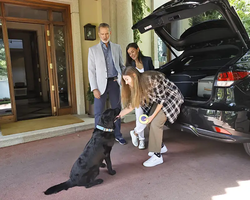 Infanta Sofía, Felipe y Letizia