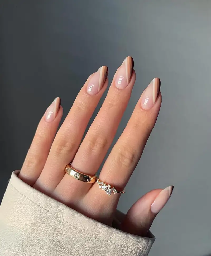 Uñas mocha mousse