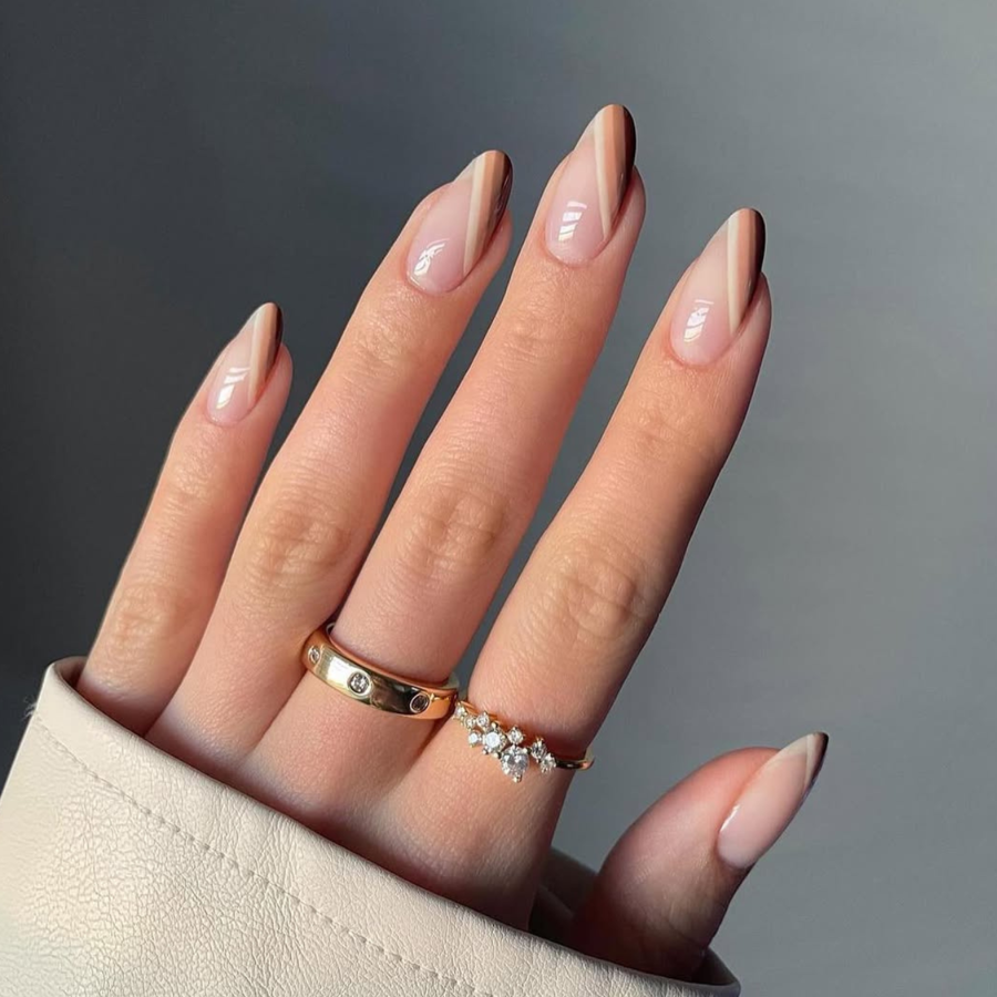 Uñas Mocha Mousse: 15 ideas elegantes y bonitas con el color del año 2025 según Pantone