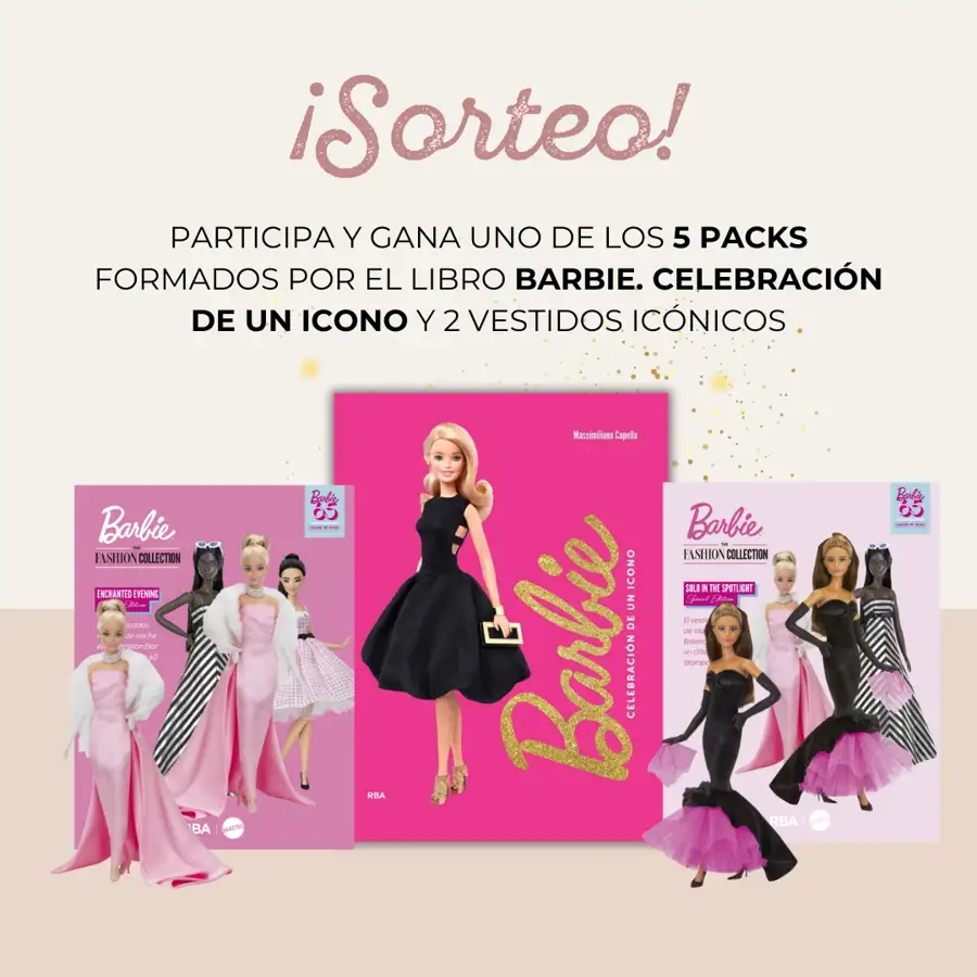 Barbie cumple 65 años y en CLARA sorteamos 5 packs con un libro y dos vestidos exclusivos de Barbie The Fashion Collection