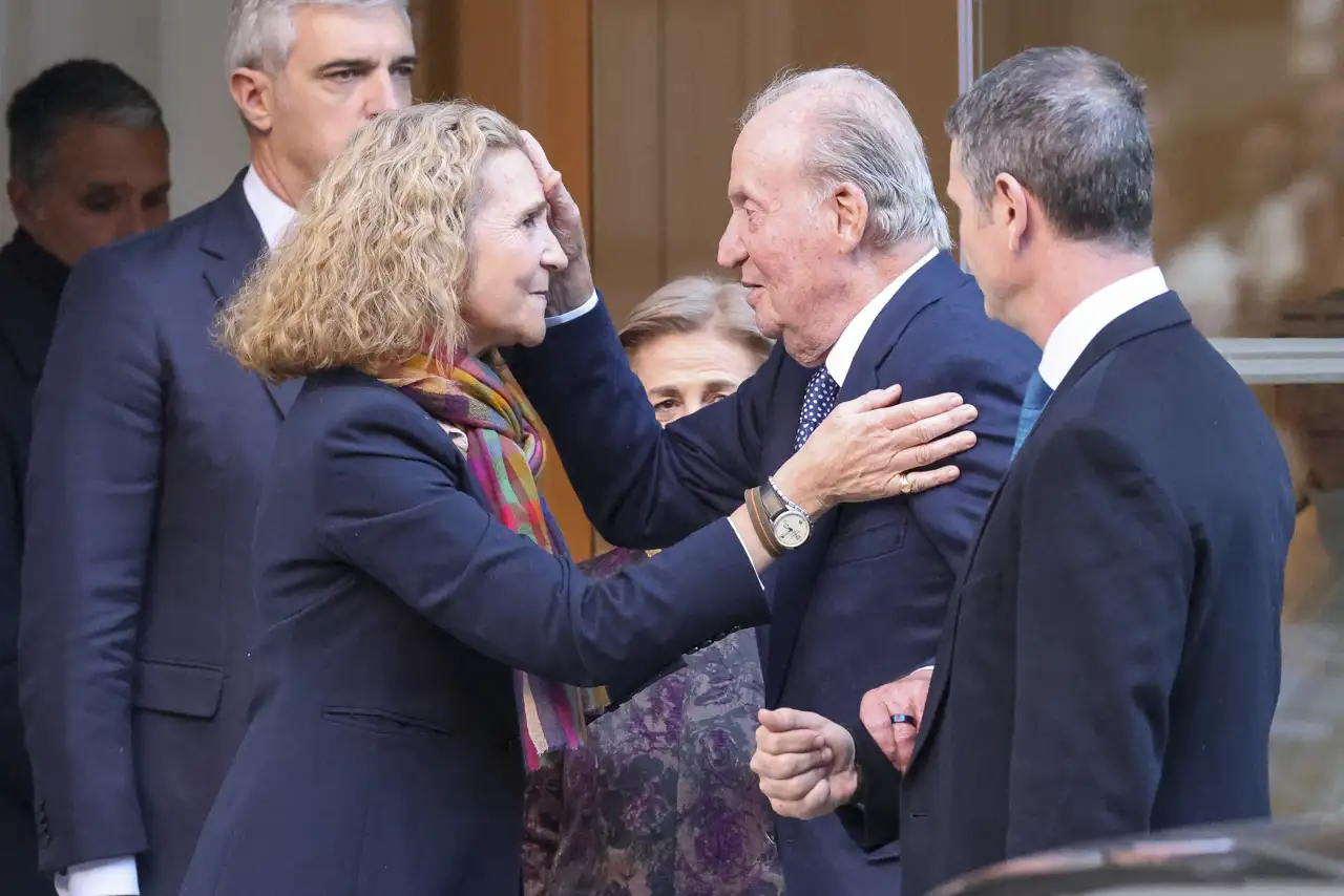 Infanta Elena y Juan Carlos I