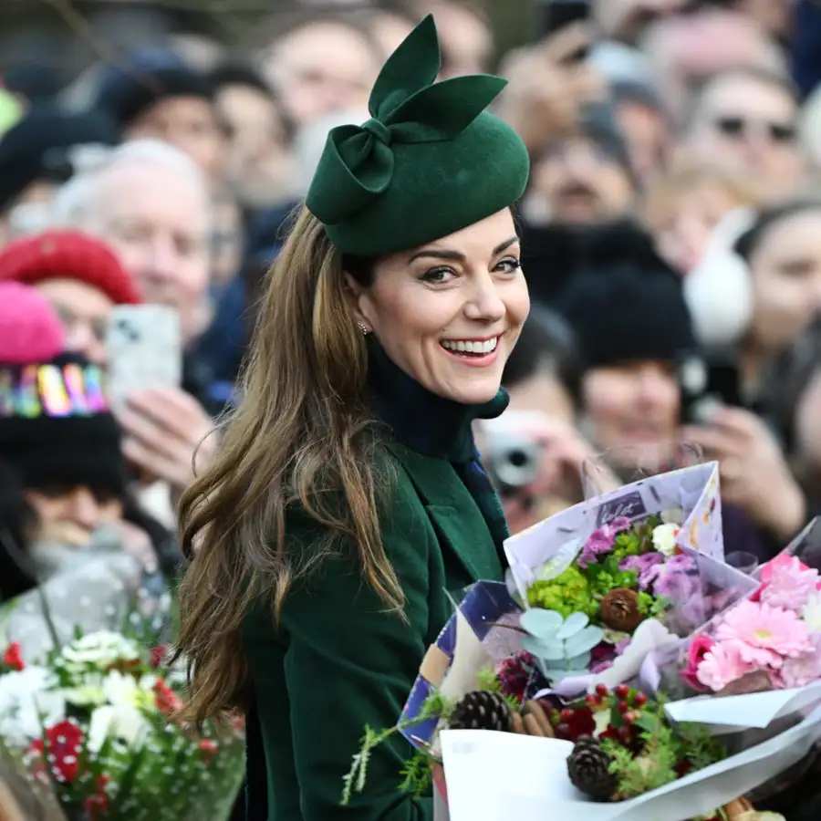 Los colores para abrigos de paño que son tendencia en invierno 2025, según la realeza británica: del verde "poco típico" de Kate Middleton al azul bebé de Louise Windsor