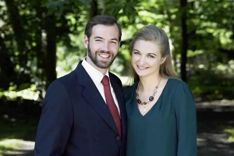 Stéphanie y Guillermo de Luxemburgo