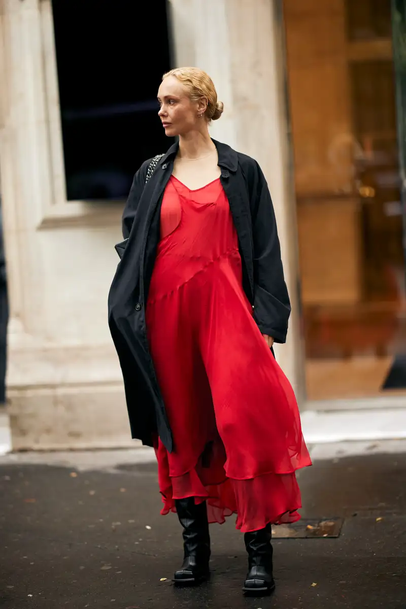 Look vestido rojo propositos vestir bien 2025