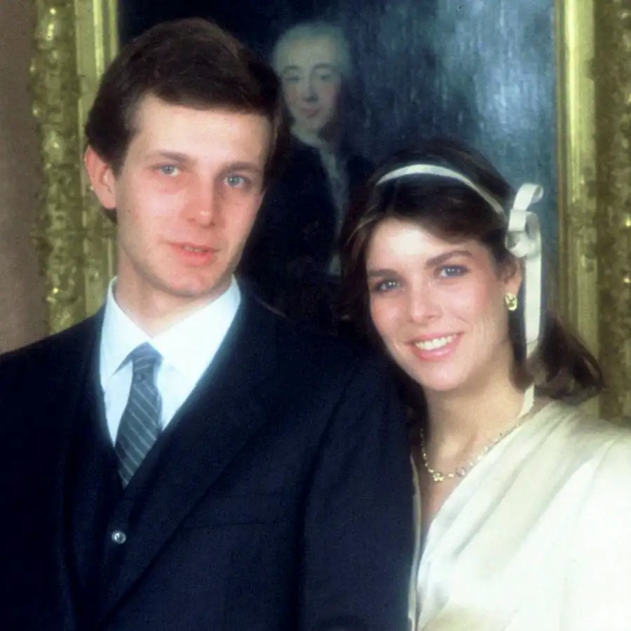 Así fue la boda íntima de Carolina de Mónaco y Stéfano Casiraghi en 1983: del atípico vestido de la novia a la tarta más impresionante