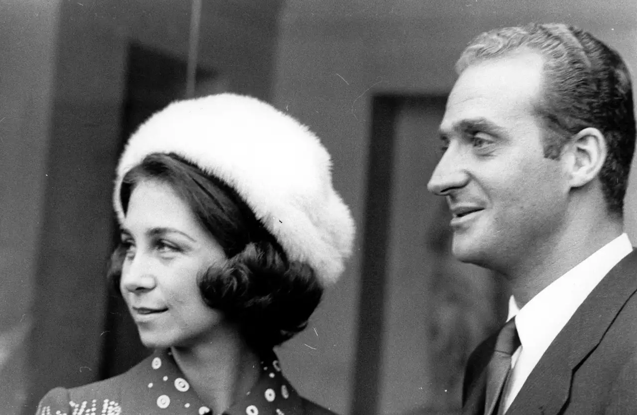 Sofía y Juan Carlos 1970