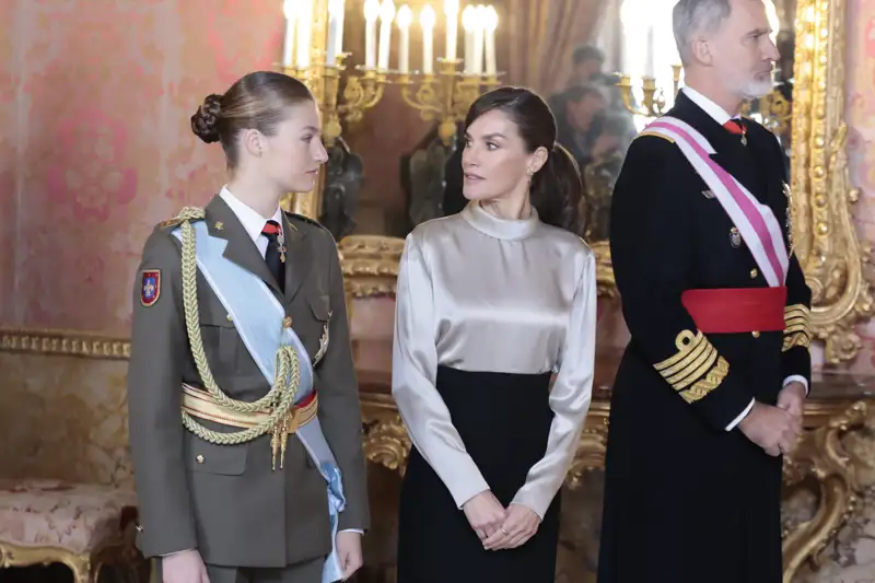 Leonor, Letizia y Felipe en la Pascua Militar 2024