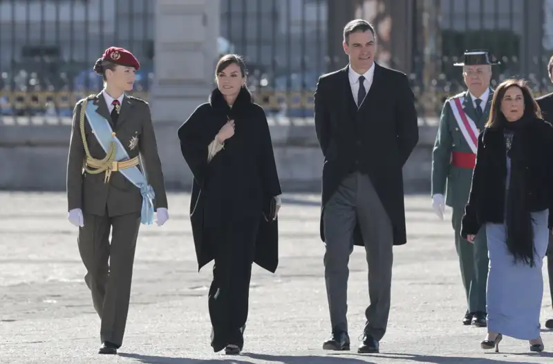 Leonor y Letizia en la Pascua Militar