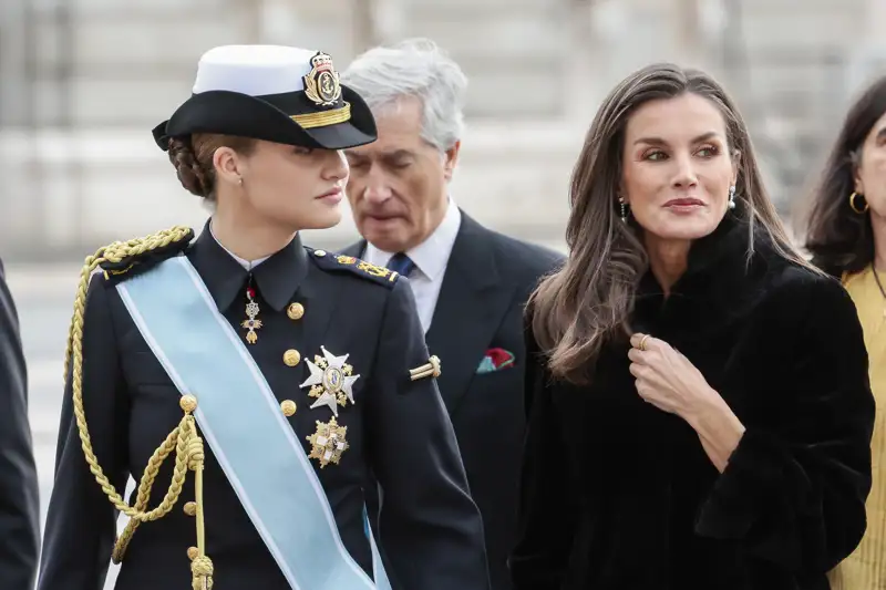 Leonor y Letizia en la Pascua Militar