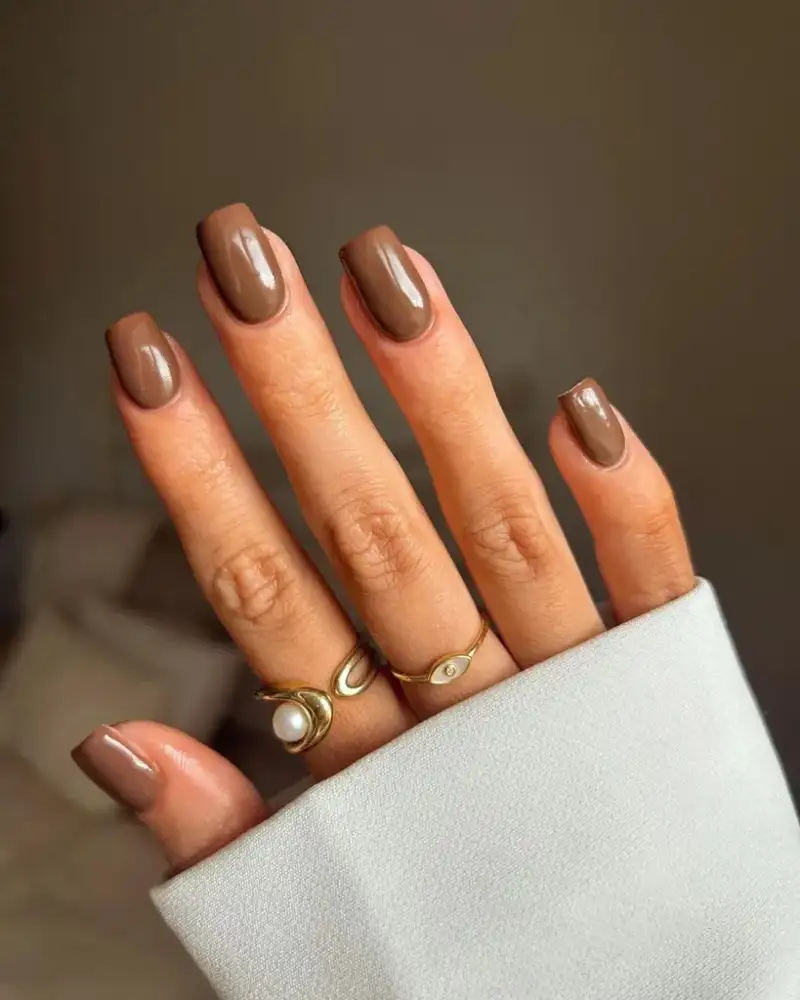 Diseños de uñas sencillos para invierno