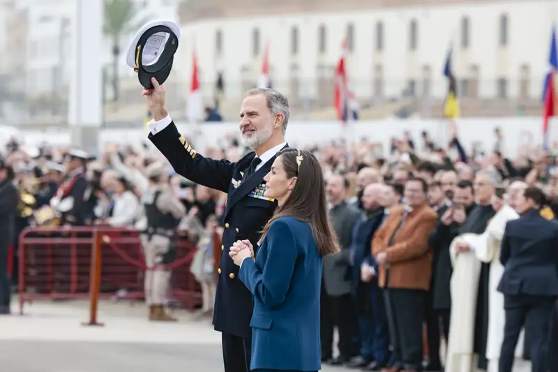 Letizia y Felipe despedida Leonor