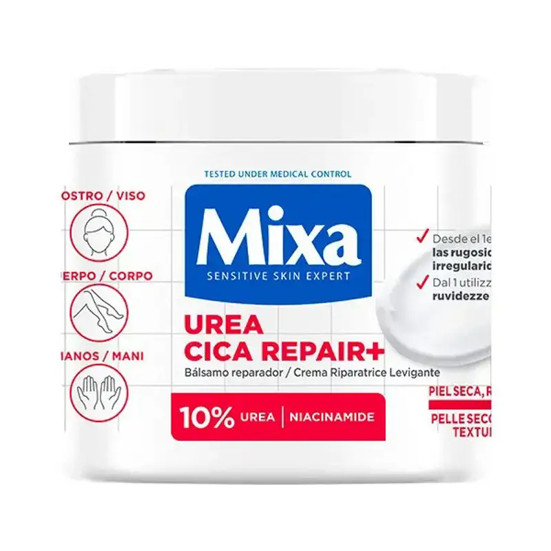 mejores cremas hidratantes para piel seca Urea Cica Repair de Mixa