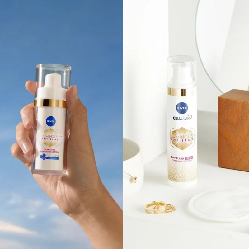 Sérum y crema de día Nivea