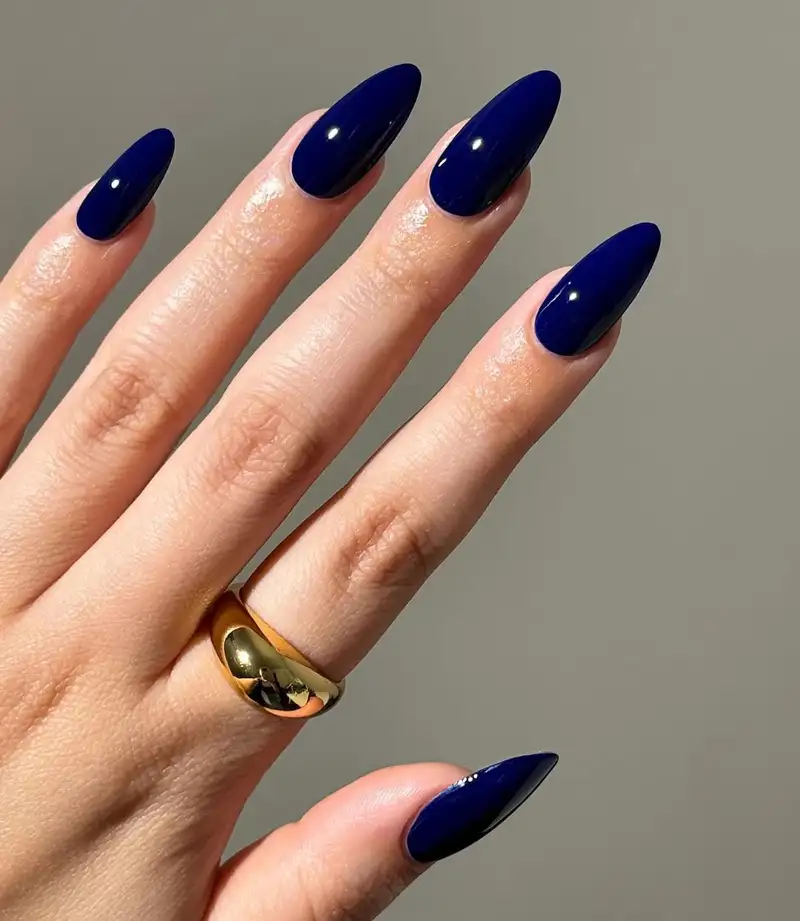 Uñas navy blue ideas elegantes y bonitas