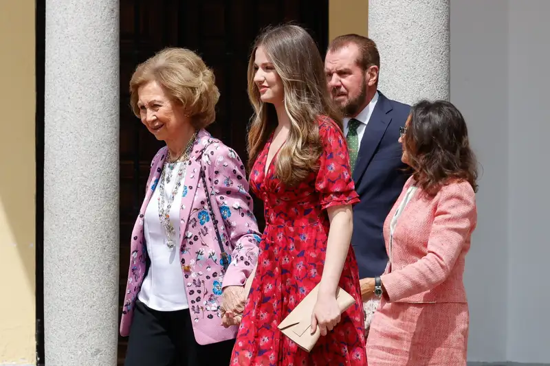 Jesús Ortiz, Paloma Rocasolano, Sofía y Leonor