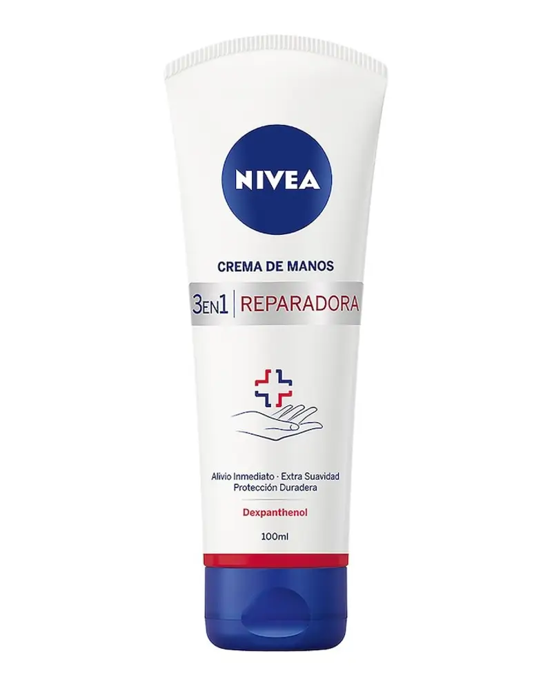 mejores cremas de manos Crema De Manos Reparadora 3 en 1 Nivea