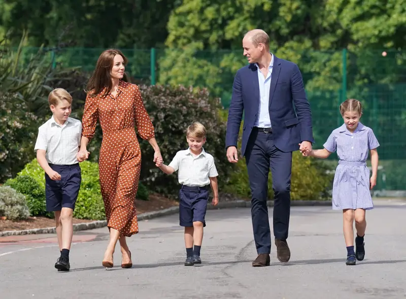 Kate Middleton Guillermo Charlotte Louis George