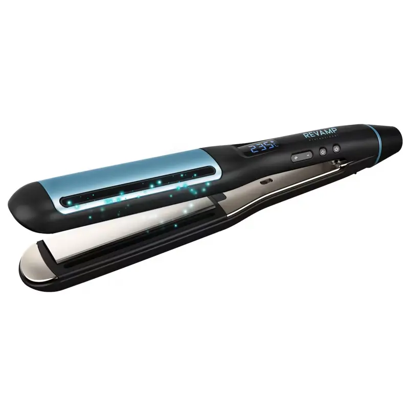 mejor plancha pelo segun OCU Revamp Progloss™ Hydro Shield X Shine 