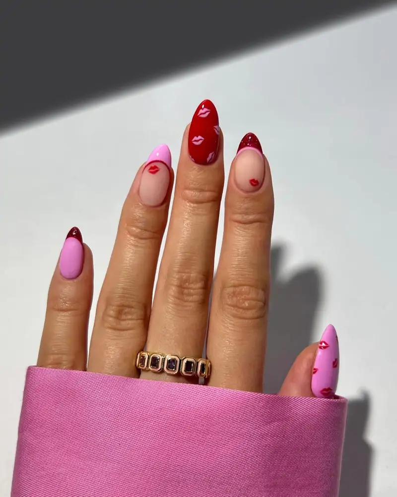 Manicura de San Valentín