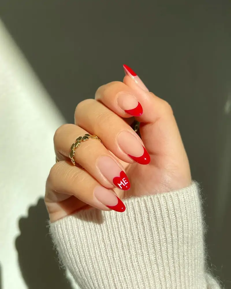 Manicura de San Valentín