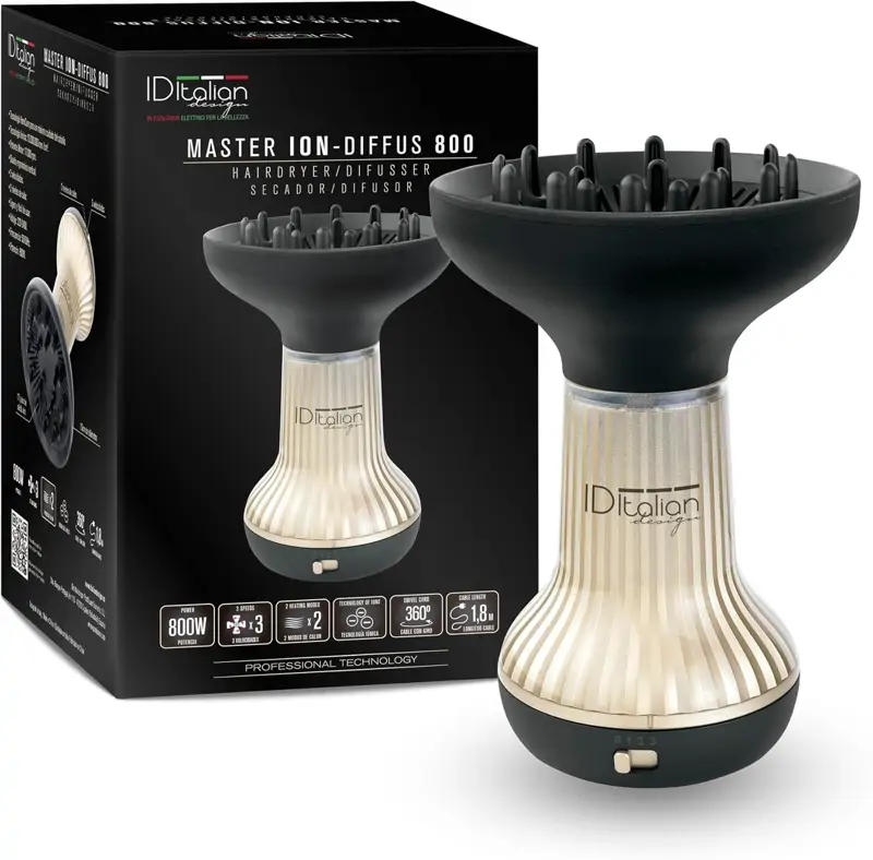 mejores difusores pelo rizado Master Ion-Difuss 800 de Italian Design