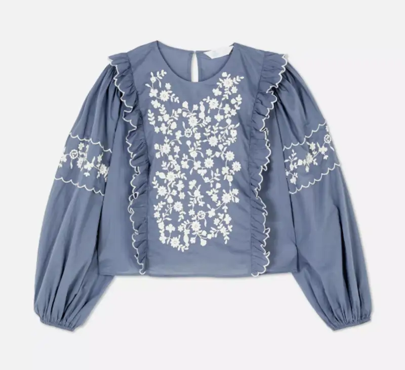 blusa victoriana primark