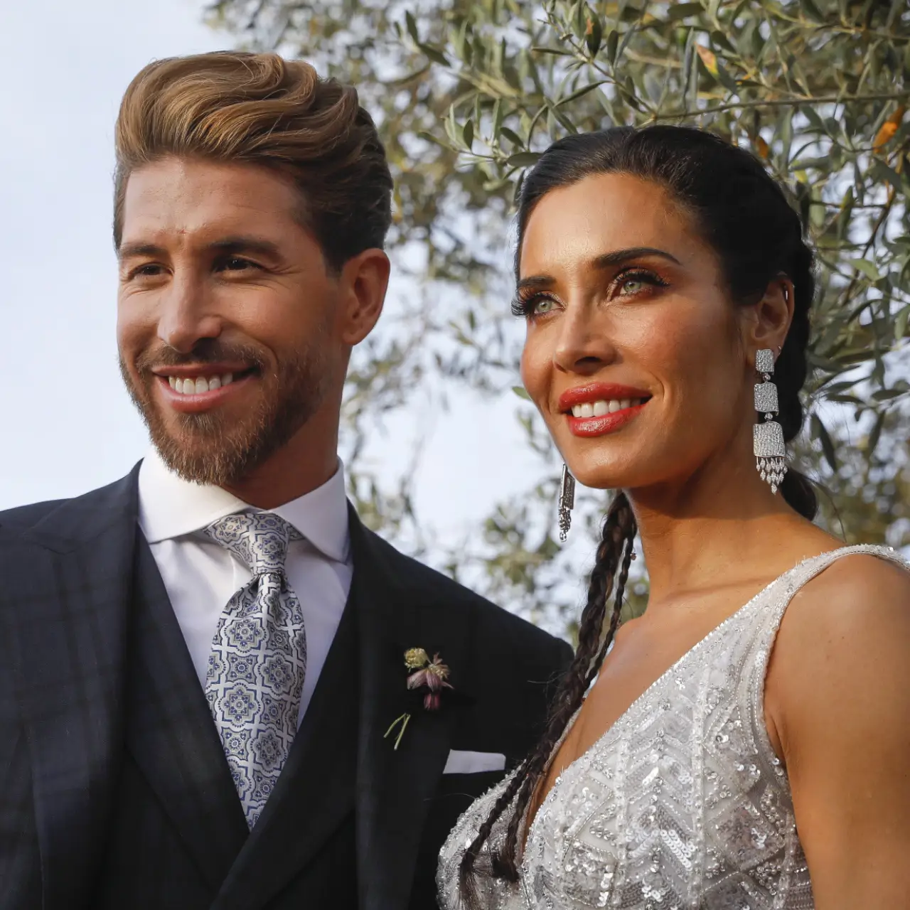 Sergio Ramos y Pilar Rubio