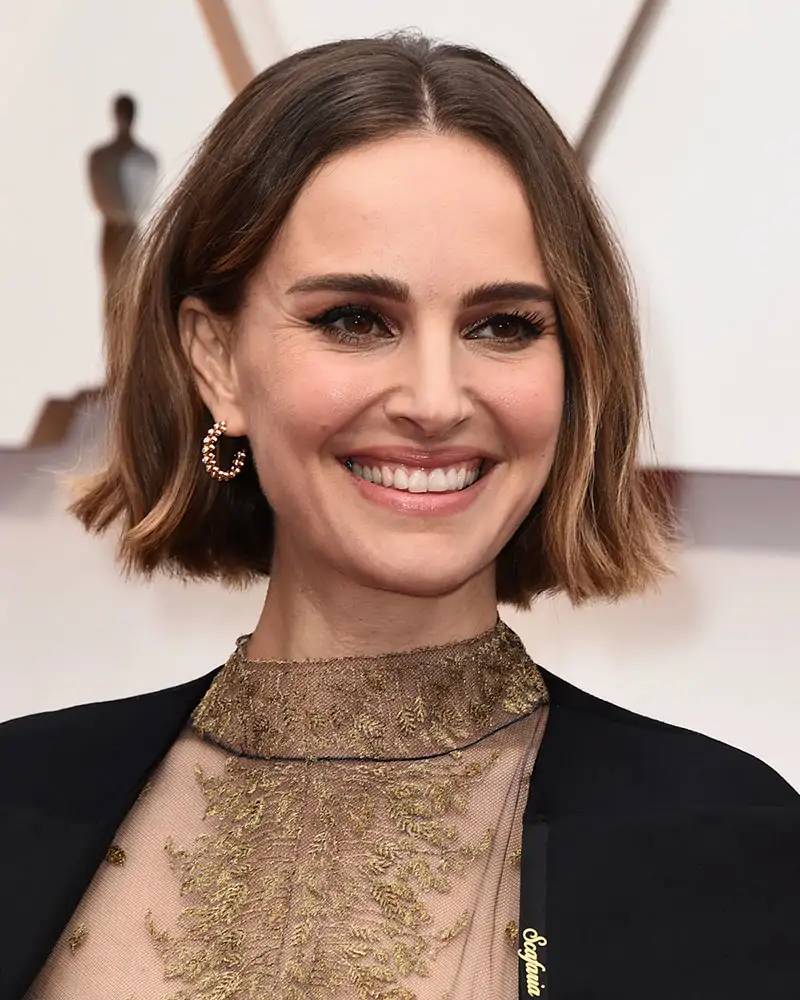 cortes de pelo que dan volumen bob natalie portman