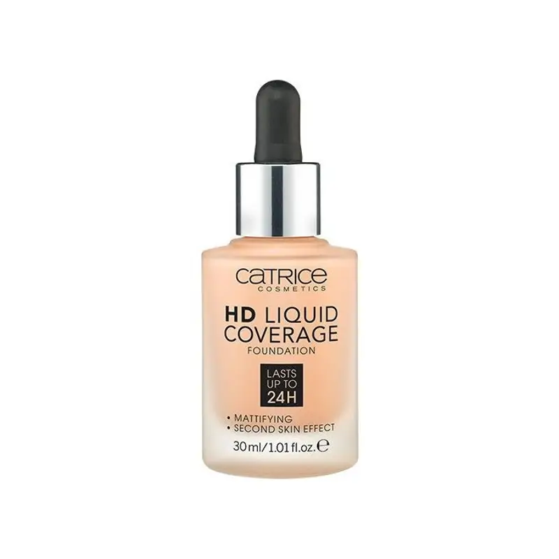 Las mejores bases de maquillaje de alta coberturaHD Liquid Coverage de Catrice