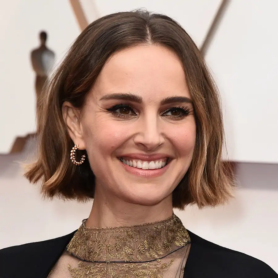 cortes de pelo que dan volumen bob natalie portman