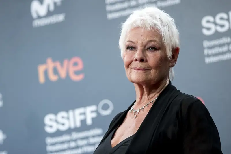 famosas con canas Judi Dench