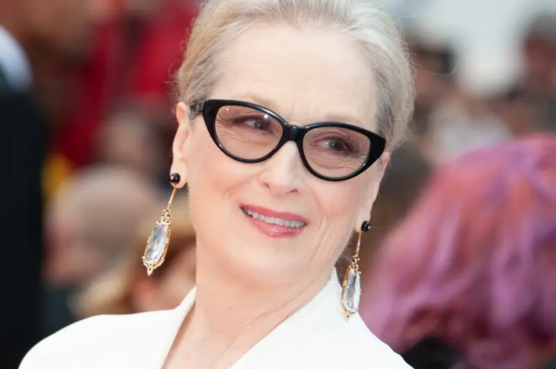 famosas con canas meryl streep