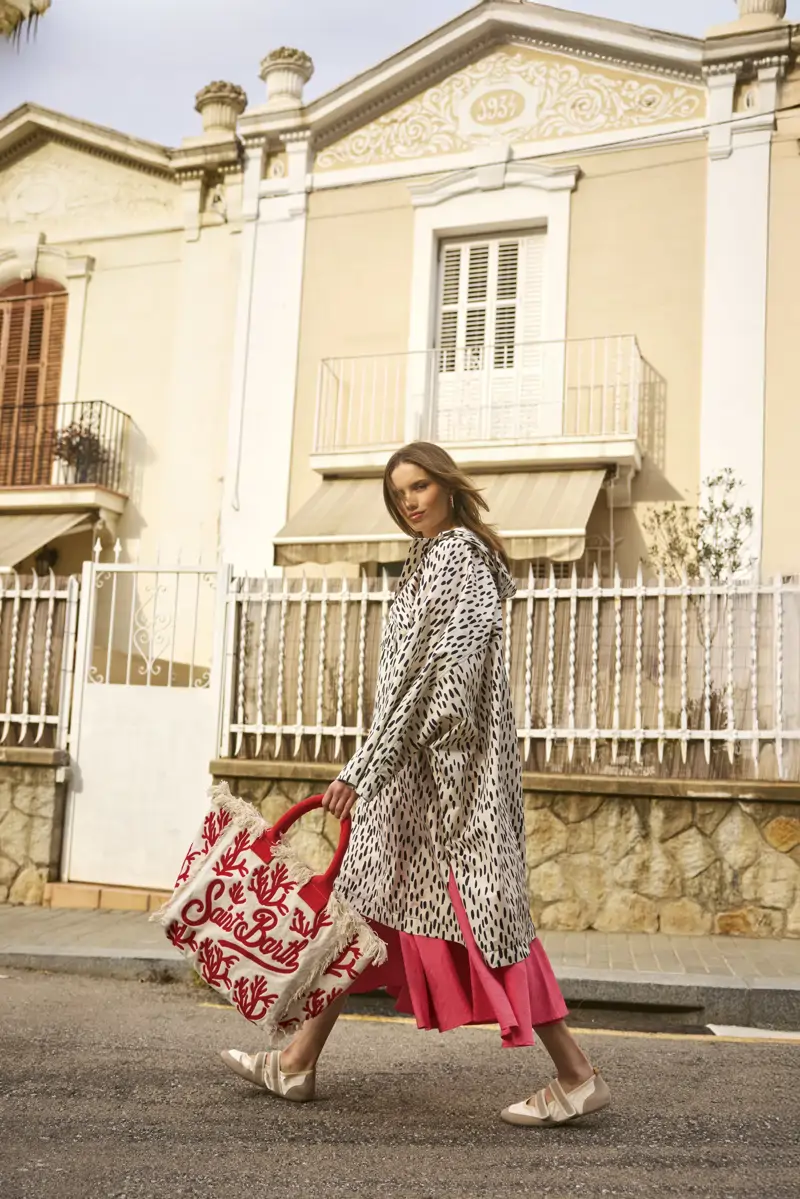 gabardina vestido