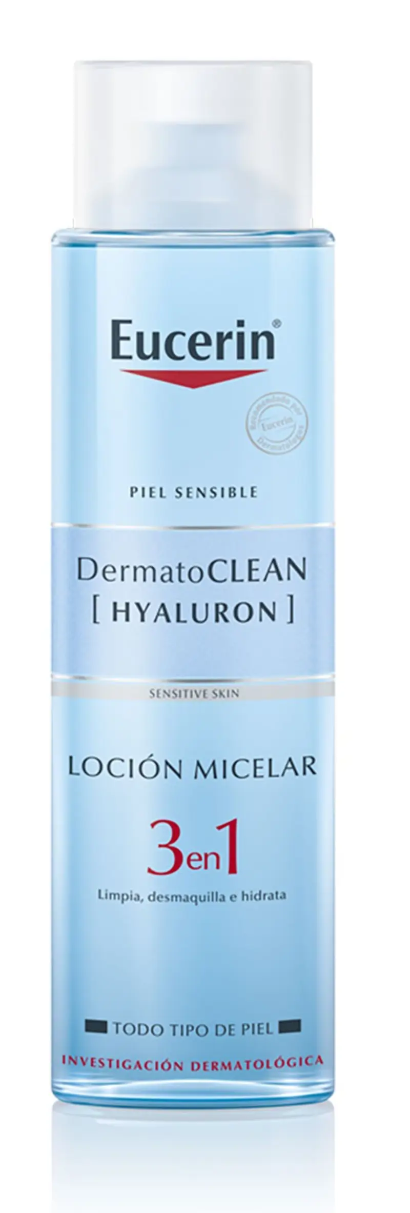 mejores aguas micelares Eucerin DermatoClean Agua Micelar Suave