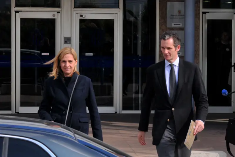 Infanta Cristina e Iñaki Urdangarin caso Nóos