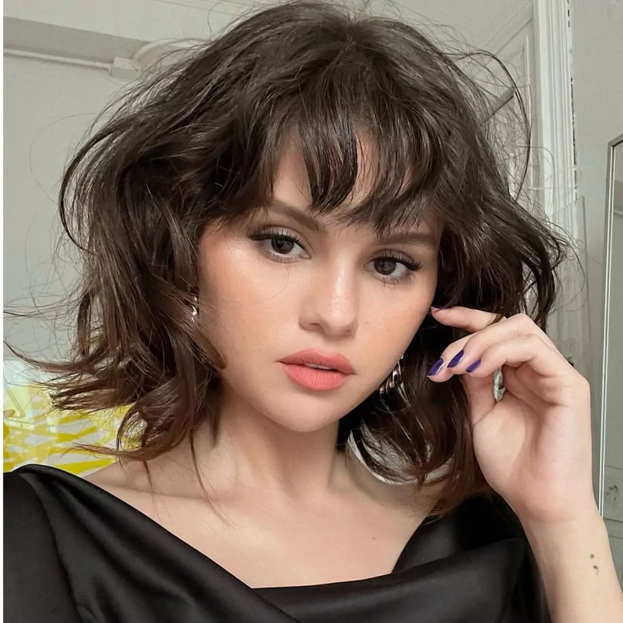 selena wolf cut