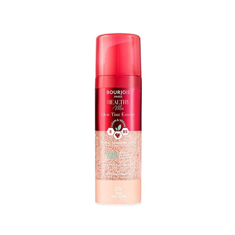 mejores bases de maquillaje con efecto glow Healthy Mix Glow Tint Bourjois