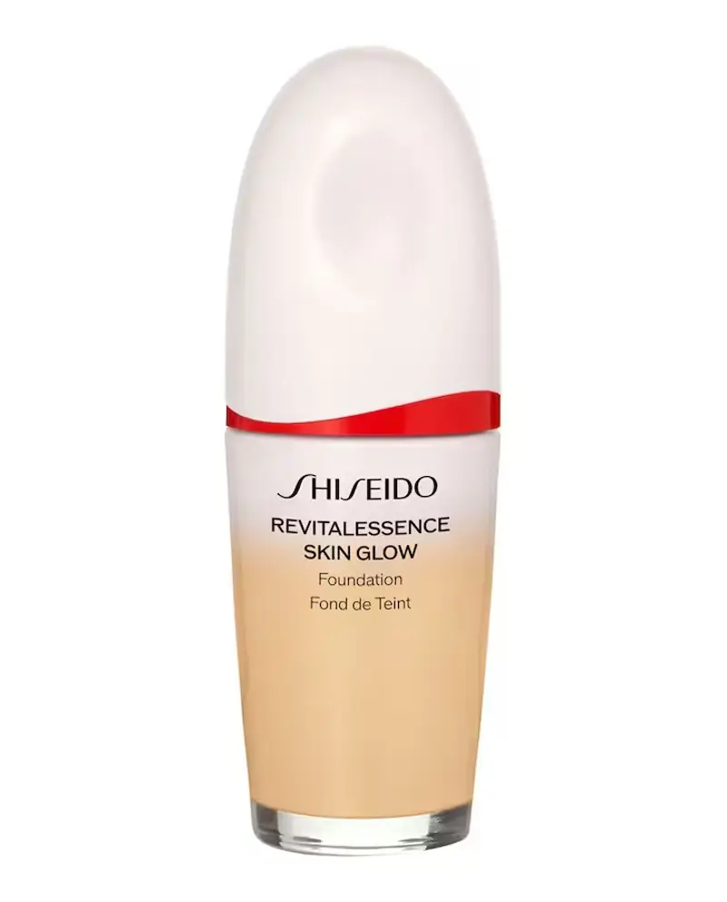 mejores bases de maquillaje con efecto glow Revitalessence Skin Glow Foundation 30 ml Shiseido